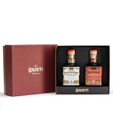Giusti - Modena balsamic vinegar gift set 2 and 3 gold medals - 2 x 250 ml