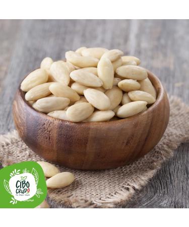 Neulabs SRL Tuono Organic Peeled Almonds NonBitter 500 g Organic Raw Sicilian Almonds Not Roasted Source of Calcium and Vitamin E Dried Fruit from Sicily Almonds blanched 500 g 1 pack - Buy Online on GoSupps.com