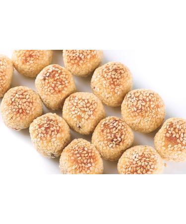 Sweetland London Maamoul Dates Assortment - 500G | Handmade Cookies | Gifts | Ramadan Mother's Day Easter & Eid | Ma'Amoul Date With Pistachio Almond Seasame & Mix Date | UK Made | Tin Gift Box - Buy Online on GoSupps.com