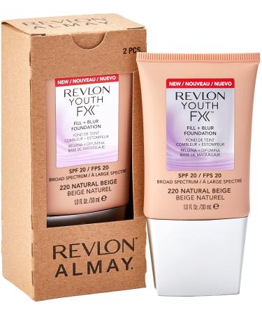 Youth Fx Fill + Blur Foundation 220Natural Beige Spf20 30Ml - Buy Online on GoSupps.com