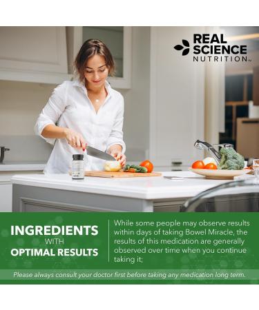 Bowel Miracle: Natural Solution for Gut Health and Abdominal Discomfort by Real Science Nutrition - Buy Online on GoSupps.com