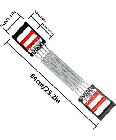 Inheming Adjustable Chest Expander | 5-String Fitness Training Device for Muscle Arm & Strength Training - Buy Online on GoSupps.com