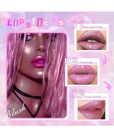 3 Pi ces Lot Rouge a Levre Paillet Longue Tenue Liquides Rouge a Levre Nude Rose Rouges L vres Sans Transfert Brillant L vres Rouge Lip Gloss Lipstick Kit Coffret (3 Pi ces (1 5 6)) - Buy Online on GoSupps.com