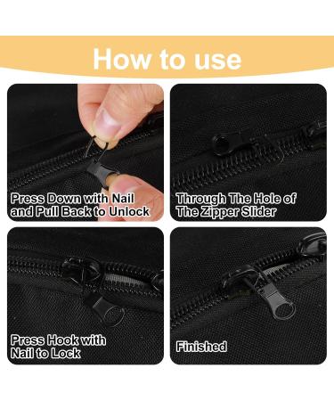 Buy Sibba 10-Piece Metal Zipper Repair Kit - Universal Zipper Pull Replacement for Jackets Luggage Backpacks & More | Multi-Colored - Buy Online on GoSupps.com
