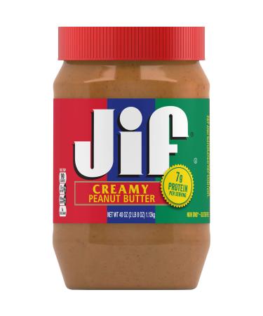Jif Creamy Peanut Butter, 40 Ounces