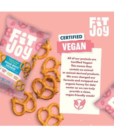 FitJoy Gluten-Free Pretzels White Cheddar Twists 4.5 oz (6 Pack) - Made in USA, Grain-Free & Nut-Free, Non-GMO, Vegan Certified - Buy Online on GoSupps.com