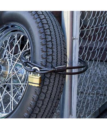 Buy Slope Cable Steel Cable with Eyelet - 1m Long 6mm Thick Black - 2 Pieces for Bicycle Trailer Security - Buy Online on GoSupps.com