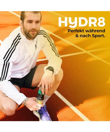 HyDR8 Sugar-Free Electrolyte Drink - Refreshing Pear Flavor - 5 Essential Electrolytes with Magnesium - 12x500ml Pack for Sports & Celebrations - Buy Online on GoSupps.com