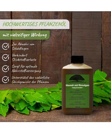 Neem Oil for Healthy Plants - 250ml Mixed Vegetable Oil with Emulsifier | Reading Nature Products - Buy Online on GoSupps.com