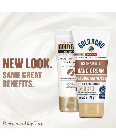 Gold Bond Ultimate Eczema Relief Hand Cream with 2% Colloidal Oatmeal - 3 oz - Buy Online on GoSupps.com