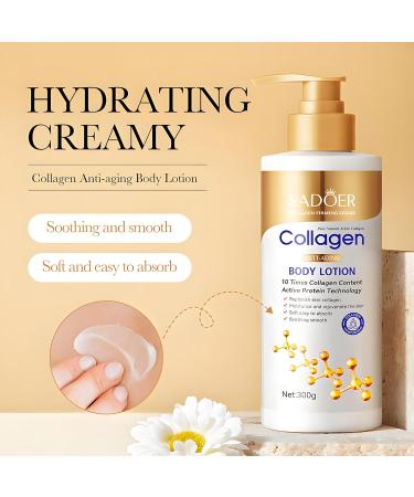 Bone Collagen Anti-Wrinkle Body Lotion | Moisturizing & Refreshing | 10.5oz (300g) - Autumn & Winter Hydration - Buy Online on GoSupps.com