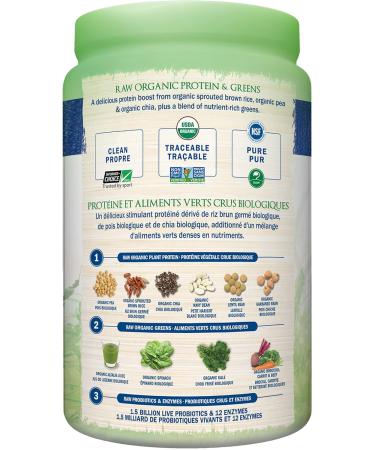 Garden Of Life Raw Organic Protein&greens - Vanilla 550.0 Gram Vanilla. Packed with 20g of protein 6 veggies and 0g sugar. A delicious protein boost from organic sprouted brown rice organic pea & organic chia plus a blend of nutrient-rich greens. Gluten f - Buy Online on GoSupps.com