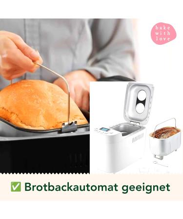 Farm Bread Organic Baking Mix - Sourdough Bread Baking Mix (3-Pack) | Bake with Love - Perfect for Bread Makers | 430g - Buy Online on GoSupps.com