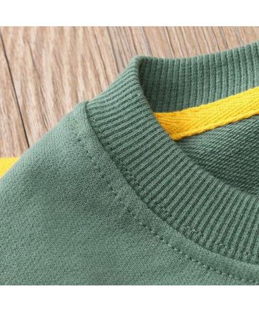 Kids Dinosaur Sweatshirt - Cotton Long Sleeve Pullover for Boys & Girls 5-6 Years - Green - Baby/Toddler Casual Top - Buy Online on GoSupps.com