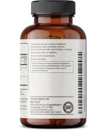Futurebiotics L-Lysine Defense Immune Support Complex 1500 MG Per Serving with Vitamin C Zinc Olive Leaf & Garlic - Non-GMO 90 Vegetarian Capsules 90 Count (Pack of 1) - Buy Online on GoSupps.com