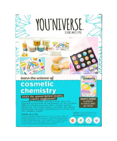 You*Niverse Cosmetic Colorist: DIY Hand Pressed Eyeshadows STEAM Kit with Magnetic Palette and Colorful Pigments - Buy Online on GoSupps.com