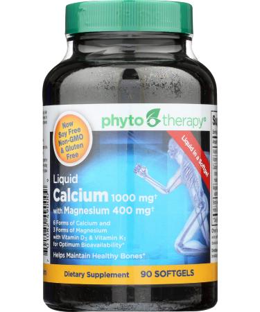 Phyto-Therapy Liquid Calcium 1000 Mg 90 Count