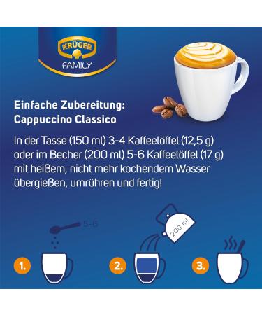 Kr ger - Famille de cappuccino classique (Cappuccino) | Poids Total 500 grams - Buy Online on GoSupps.com