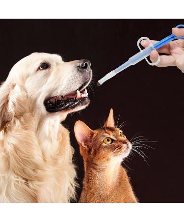 Nuanchu 4-Piece Pet Pill Shooter Kit - Dog & Cat Medicine Dispenser for Small Animals | Blue - Buy Online on GoSupps.com