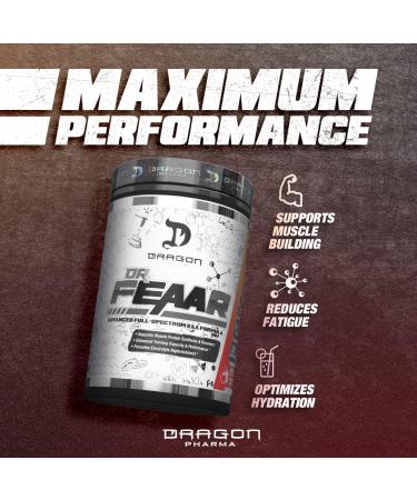 DRAGON PHARMA Dr. FEAAR Advanced Full-Spectrum EAA Matrix Supports Muscle Protein Synthesis and Recovery Enhanced Training Capacity and Performance (30 Servings Raspberry Lemonade) - Buy Online on GoSupps.com