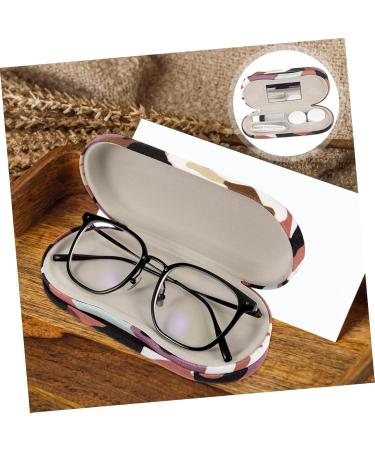 Solustre 2-in-1 Dual-Purpose Glasses & Contact Lens Case - Travel-Friendly Camouflage Eyewear Container - Buy Online on GoSupps.com