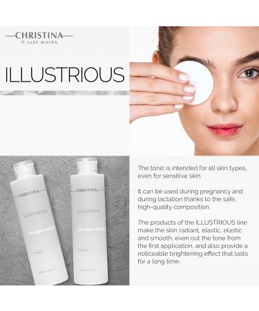 Christina Illustrious Toner for Sensitive Skin 300ml | Soothing Hydration for All Skin Types - International Shipping - Buy Online on GoSupps.com