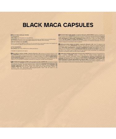 Bulk Black Maca Capsules 4000 mg Pack of 90 22 Servings 90 count (Pack of 1) - Buy Online on GoSupps.com