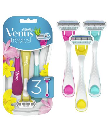 Gillette Venus Tropical Disposable Razors 3 Razors - Buy Online on GoSupps.com