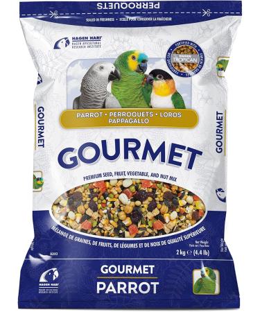 Hagen Gourmet Small Parrot Seed Mix 2 Kg + Gourmet Seed Mix for Cockatiels and Small Hookbills 1.3 Kg - Buy Online on GoSupps.com