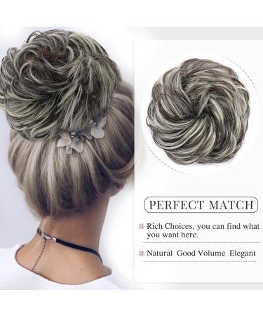 Buy Premium Real Hair Extensions - Medium Brown & Bleaching Blonde Hair Ties for Voluminous Updos & Ponytails - 45g | International Shipping Available - Buy Online on GoSupps.com