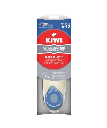 KIWI Shoe Insoles and Inserts for All Day Support  Performance Foam Absorbs Shock for Ultimate Comfort  Sport   Women 6-10
