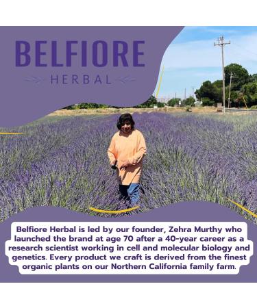 Belfiore Herbal 100% Natural Lavender Body Lotion | Organic Plant Extracts | Calming Hydrating & Moisturizing | Vegan Non-GMO | Made in The USA | 4 oz - Buy Online on GoSupps.com