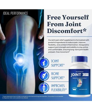 IDEAL PERFORMANCE Joint Care Support Capsules JointCare Supplement Pills All Natural Formula to Fortify Bones & Bolster Flexibility - Maximum Strength Joint Care Support Reviews (2 Pack) - Buy Online on GoSupps.com