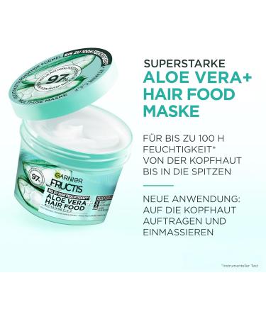  Garnier Garnier Fructis 3-in-1 Aloe Vera Hair Food Moisturizing Mask for Normal to Dry Hair with Extra Lipid Complex - Buy Online on GoSupps.com