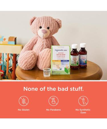 Hyland's Kids Organic All-in-One Grape Cough Syrup Day & Night Two 4 Ounce Bottles All-In-One - Day & Night Value Pack - Buy Online on GoSupps.com
