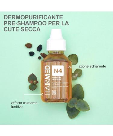 HAIRMED N4 Moisturizing Pre Shampoo Oil for Dry Scalp Soothing Fluid for Dry and Irritated Scalp 100 ml - Buy Online on GoSupps.com