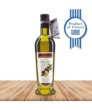 Aristos Gift set coldpressed olive oil olive oil soap gift bag with viewing window 500 ml olive oil + 100 g olive oil soap gift idea - Buy Online on GoSupps.com