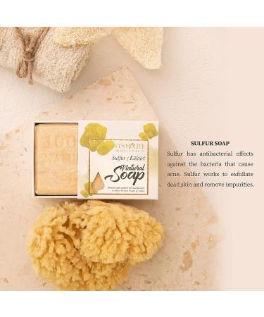 Cosmolive Natural Vegan Handmade Soap Bars - 6 Bar Gift Set for Face and Body | 4.2 Oz Bars - Buy Online on GoSupps.com