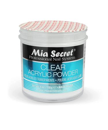 Mia Secret Clear Acrylic Powder 4oz - Professional Grade | Pack of 1 - Buy Online on GoSupps.com