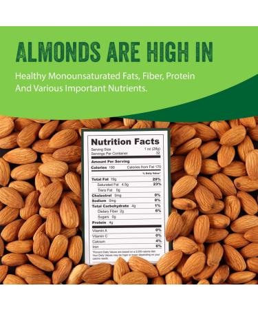 Premium 3 lb Raw Almond - Non-GMO & Herbicide-Free | Healthy Protein Boost | 48 oz | Top Quality - Buy Online on GoSupps.com