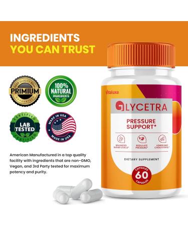 (3 Pack) Glycetra Capsules Glycetra Blood Support Supplement Advanced Formula Premium Blend All Natural Balance Flow Glicetra Pills Maximum Strength Glycogen Support Health Wellness Review (180 Ct) - Buy Online on GoSupps.com