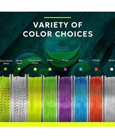 SF Fly Fishing Backing Cord - 20LB/30LB Woven Line 100m Green Fishing Cord for Trout - Durable & Strong - Buy Online on GoSupps.com