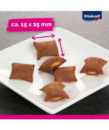 Vita Power Choupette Cat Snack with Cheese Filling - Meaty Sugar-Free Treats in Recyclable Bag (9x40g) - Global Shipping Available - Buy Online on GoSupps.com