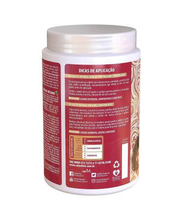 Salon Line SOS Curls Combing Cream 1000g - Castor Oil and Keratin Formula - Buy Online on GoSupps.com
