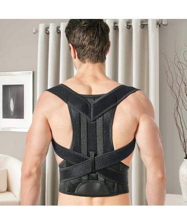 Shoulder Posture Corrector Adjustable Upper Back Support Belt Shoulder Brace | Back Support Straightener Posture Support Brace Breathable Training Belts for Wom 2xl - Buy Online on GoSupps.com