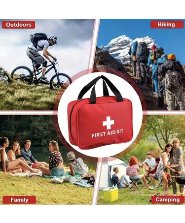 UV Stylish Medicine Bag Travel | Portable Empty First Aid Kit for Home Office Car Camping & Hunting - Red - Buy Online on GoSupps.com