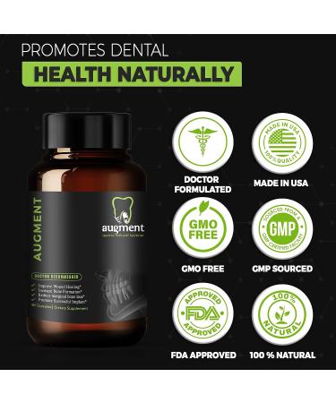 Augment Nutrition Dental Implant Support Supplement - Natural Bone Formation & Osseointegration Formula (90 Servings) - Buy Online on GoSupps.com