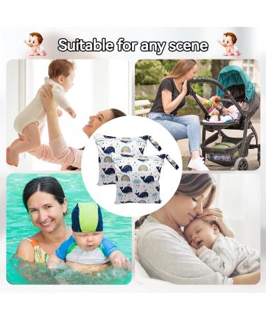 XQMMGO 2-Piece Wetbag Set - Ideal Kindergarten & Diaper Bag with Nested Pockets for Cloth Diapers & Organizers - Buy Online on GoSupps.com