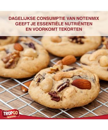 Tropgo Raw Mixed Nuts 500g Unsalted Nut Mix Freshly Packed Healthy Nuts with Fiber Protein Minerals Perfect as a Snack Contains Almonds Brazil Nuts Cashew Nuts Peanuts Hazelnuts - Buy Online on GoSupps.com