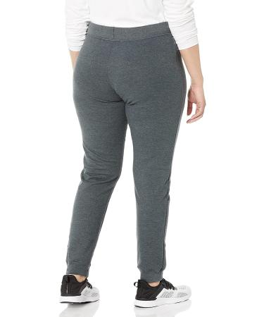 Fruit of the Loom Women's French Terry Black Heather Joggers - Medium Size - Buy Online on GoSupps.com